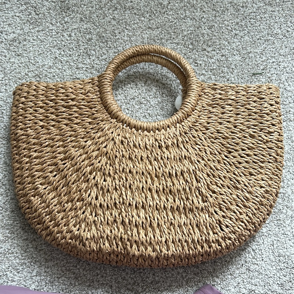 Straw Bride Bag - image 4